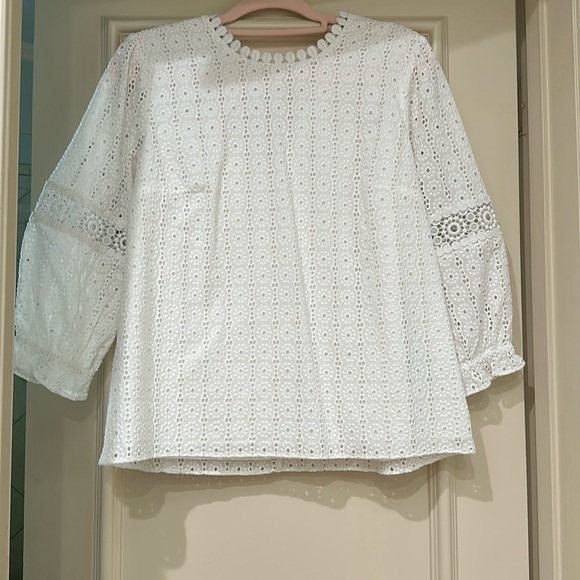Lily Pulitzer white eyelet top - Picture 1 of 5